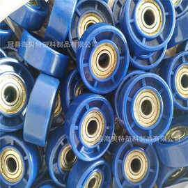 4%厂家供应输送带流利条滚轮来福轮传送带滑轮48尼龙福来轮冠县￥1.