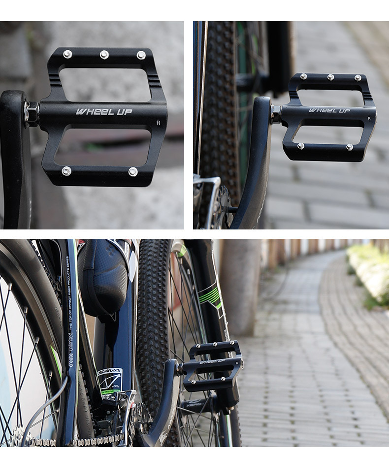 脚踏骑行装备配件_wheelup山地车培林脚踏板自行车脚蹬子防滑脚踏骑行