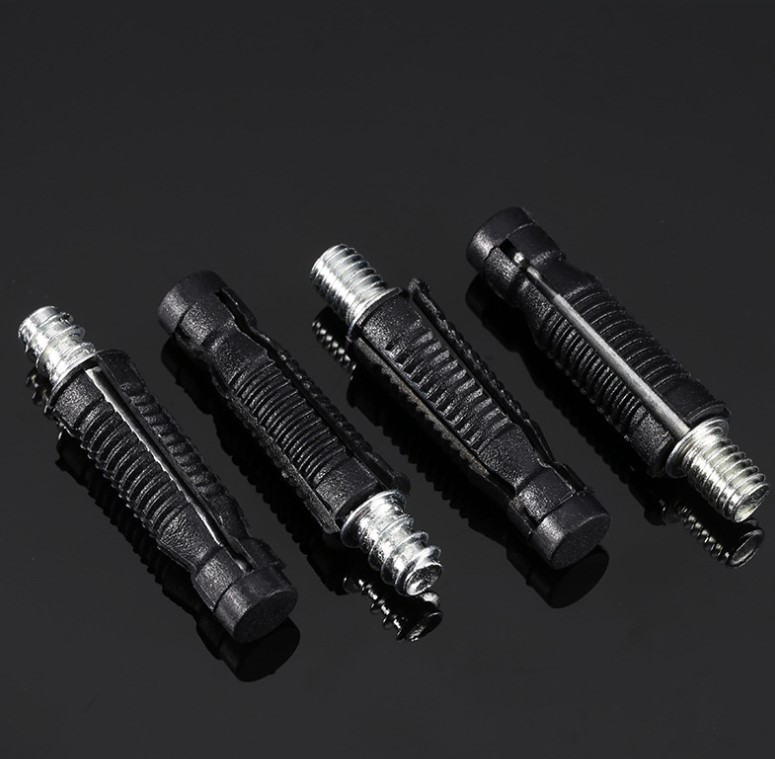 隐形二合一连接件diy家具五金橱衣柜组装件三合一抽屉连接件预埋