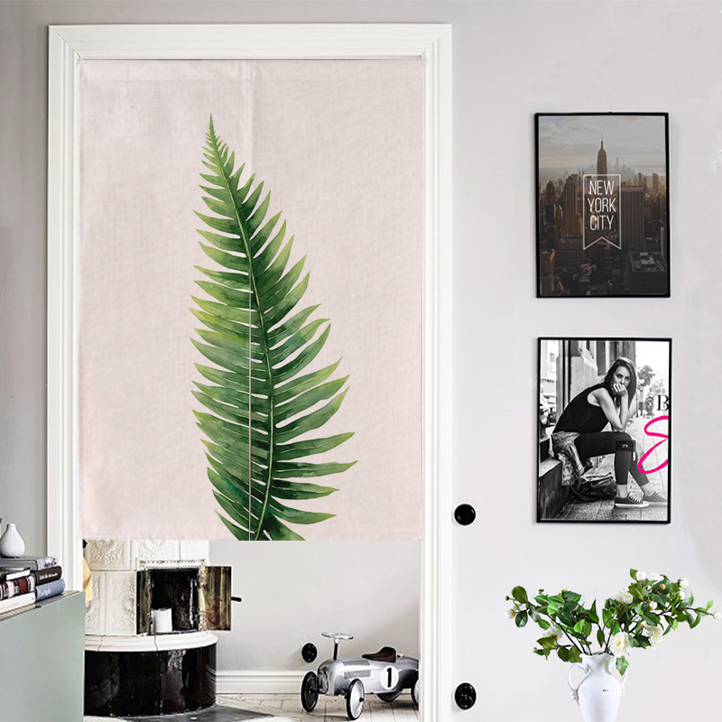 ins北欧门帘布艺玄关窗帘卧室遮挡帘客厅隔断帘餐厅厕所门帘布帘