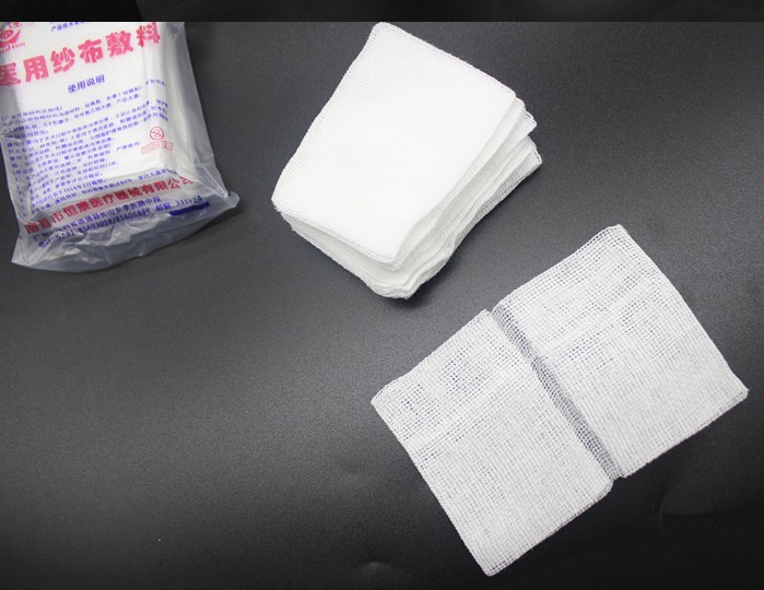 医用纱布块纱布6*8cm*8层【 200片】10片*20包 尺寸略有误差