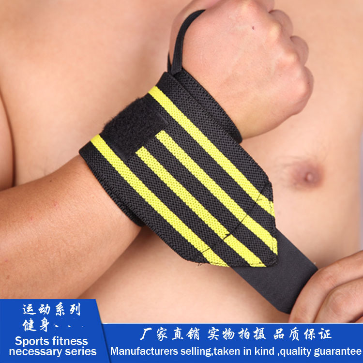 Bandage Sports Hand Protector Sprain Booster Stripe Fitness Volleyball Basketball Protective Gear Weightlifting High Elasticity Athletic Wristguards