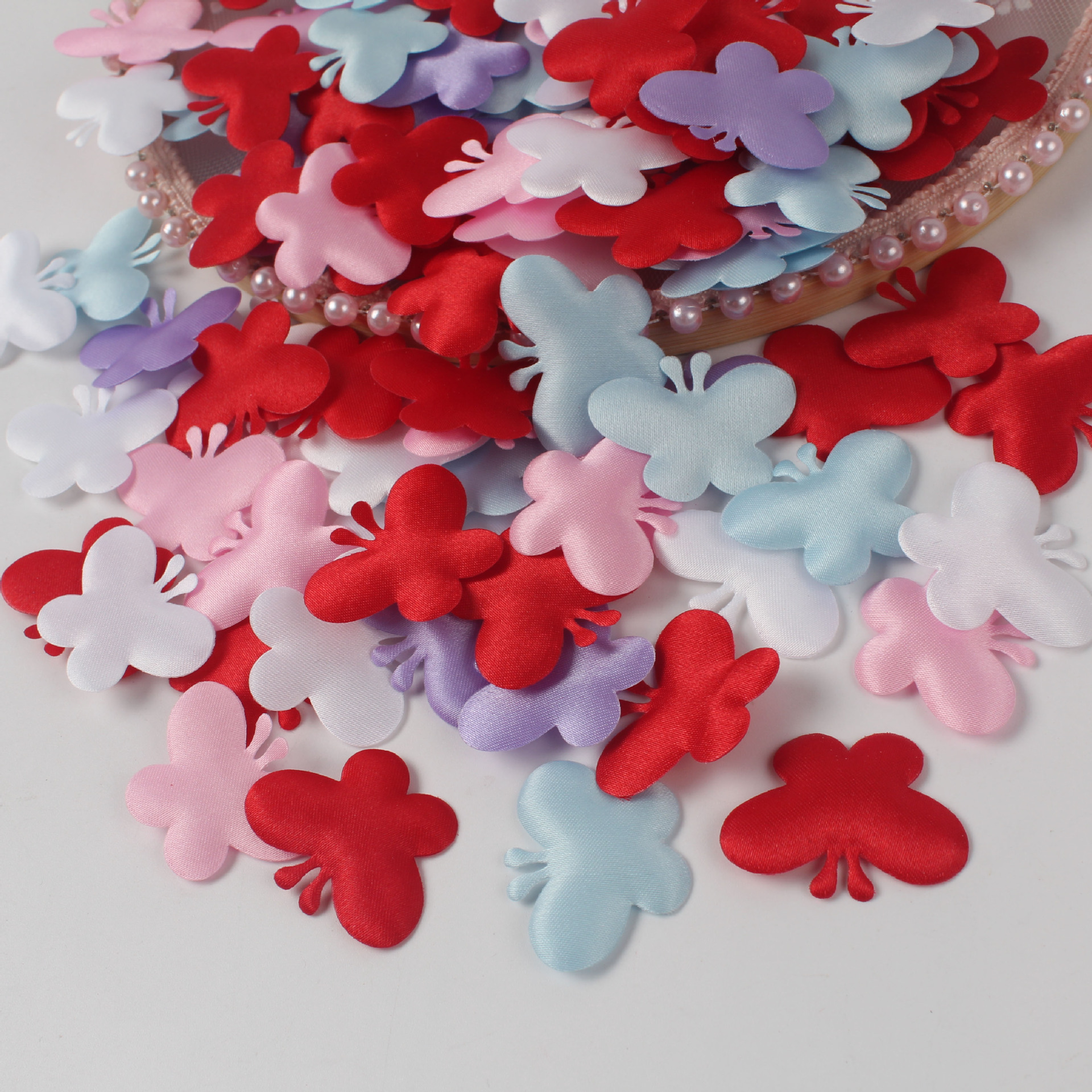 5公分海绵蝴蝶压床撒花婚礼装饰布置纸屑100包