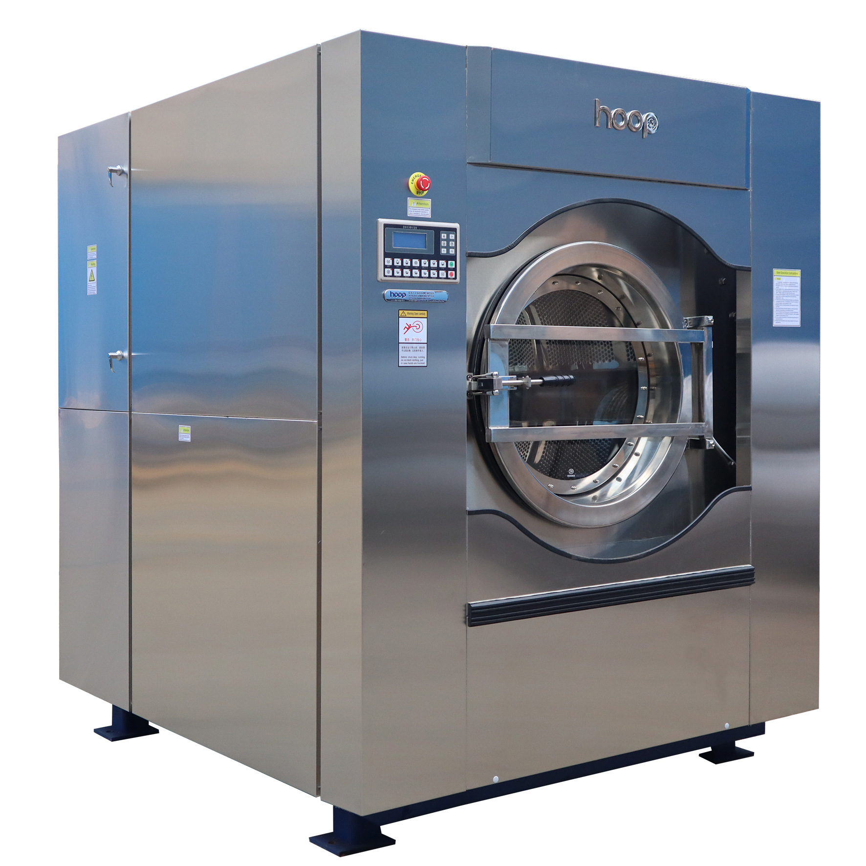 宾馆酒店洗衣房用洗脱一体机全自动洗脱机100kg电脑控制悬浮避震