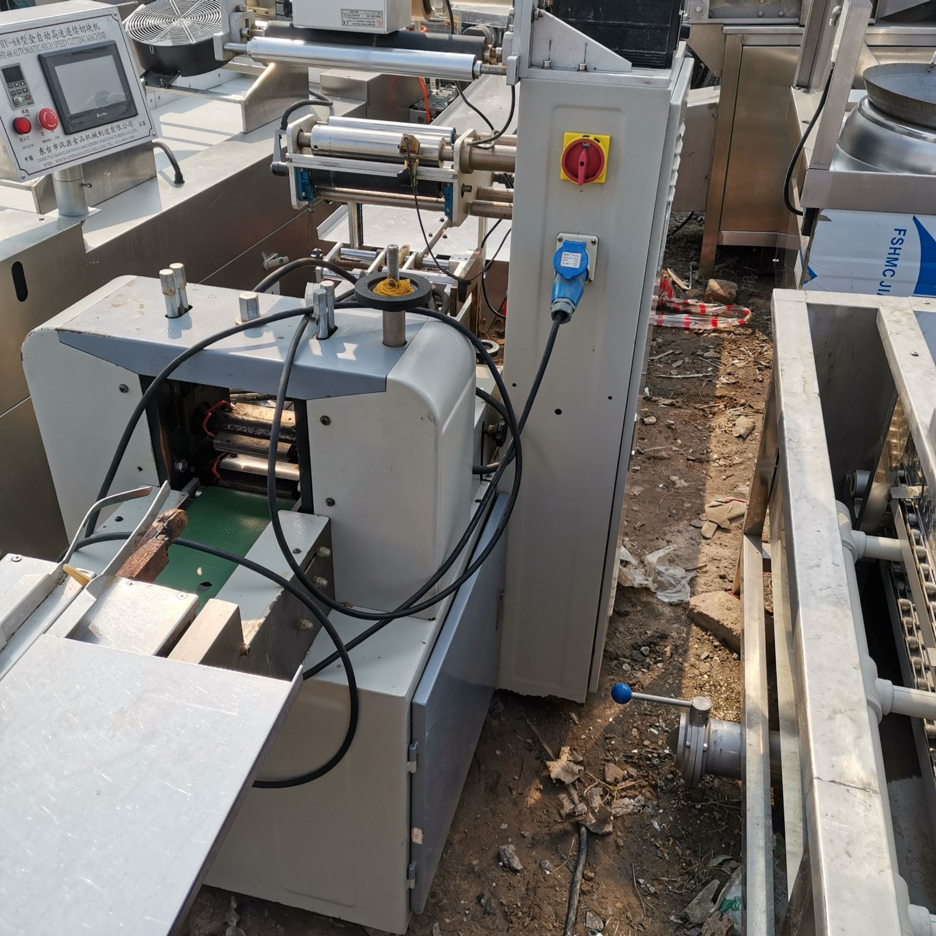 出售二手松川zw100e型多功能包装机枕式包装机饼干面包包装机