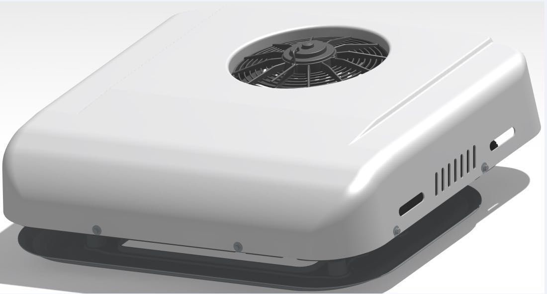 汽车电动变频驻车空调顶式一体机改装车载制冷空调机解放轻卡货车