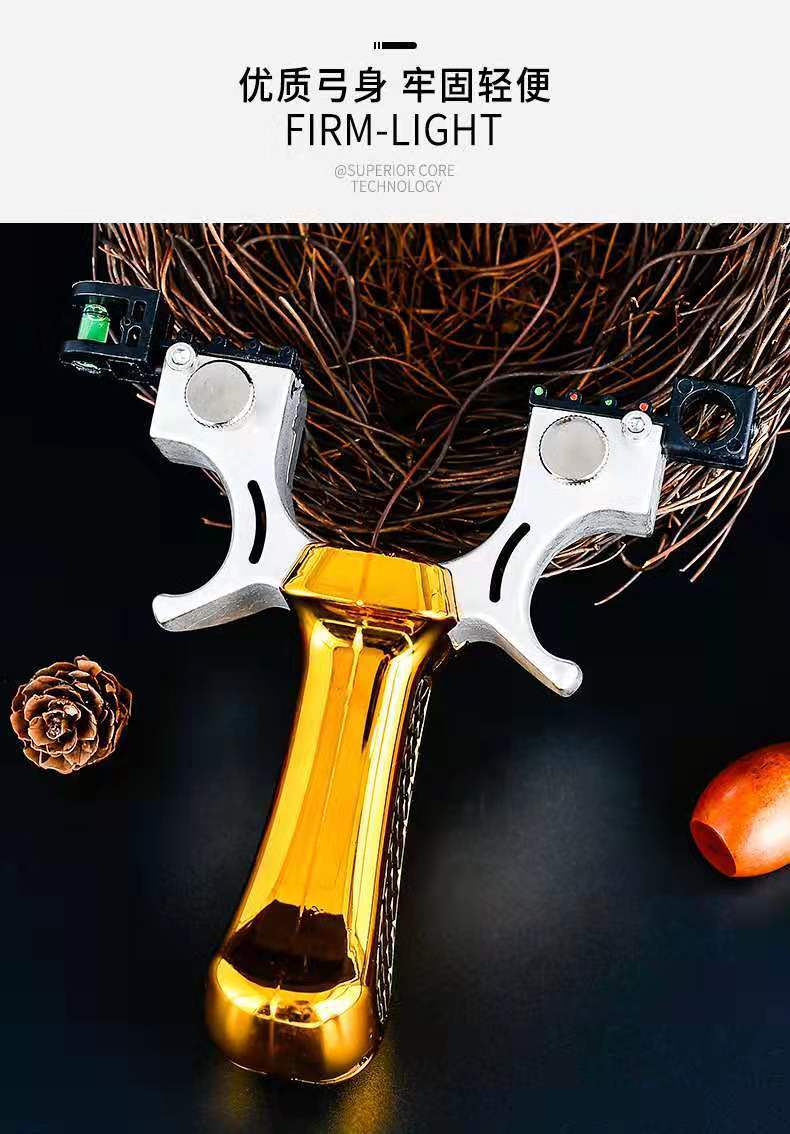 新型电镀树脂霸龙激光红外线弹弓水平仪精准户外竞技弹工架厂家