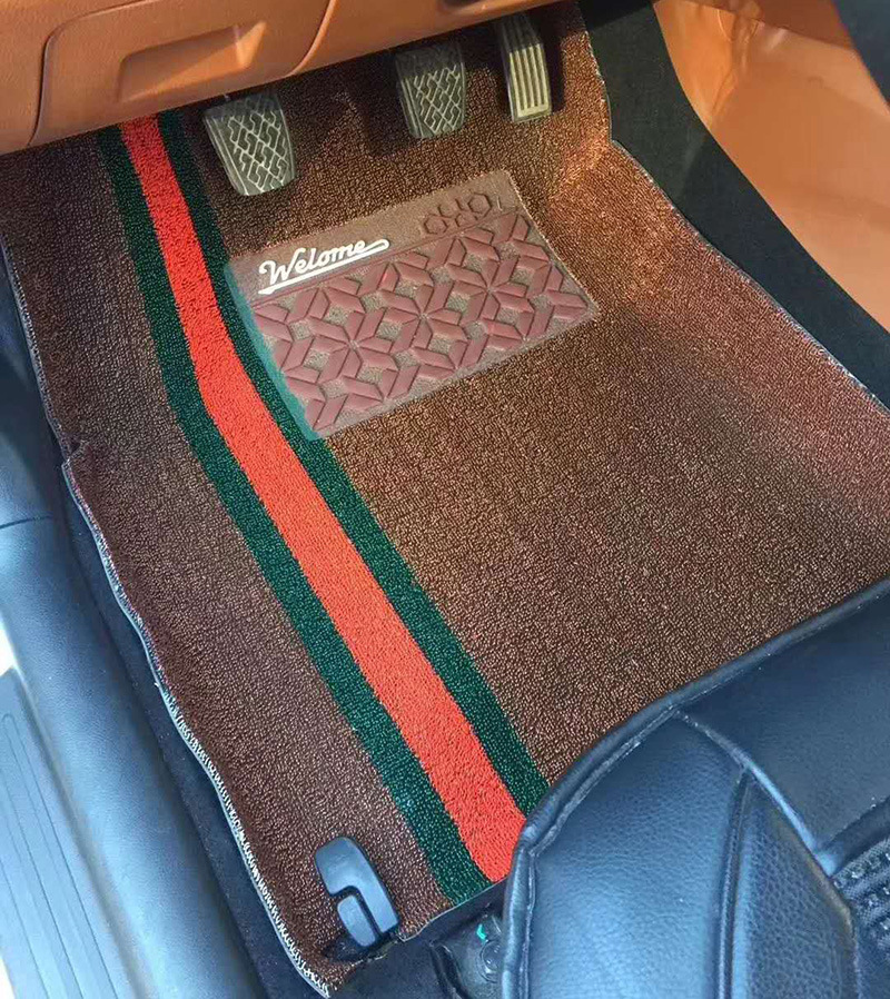 汽车脚垫簇尼斯脚垫 雪尼丝汽车脚垫 雪妮丝卷材大卷丝圈脚垫批发