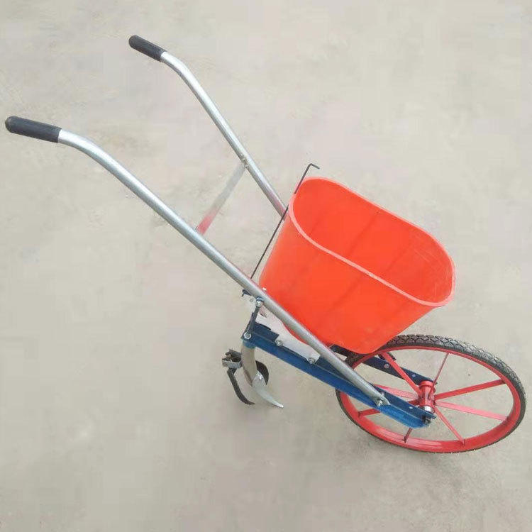 新款玉米施肥机追肥器 单人手推式施肥器施肥娄 玉米施肥机农用