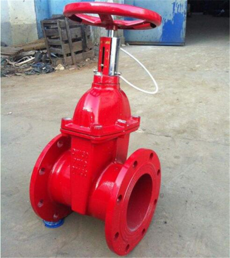 法兰消防明杆闸阀z45x-16q消防专用阀门4寸5寸6寸dn100dn125dn150商品