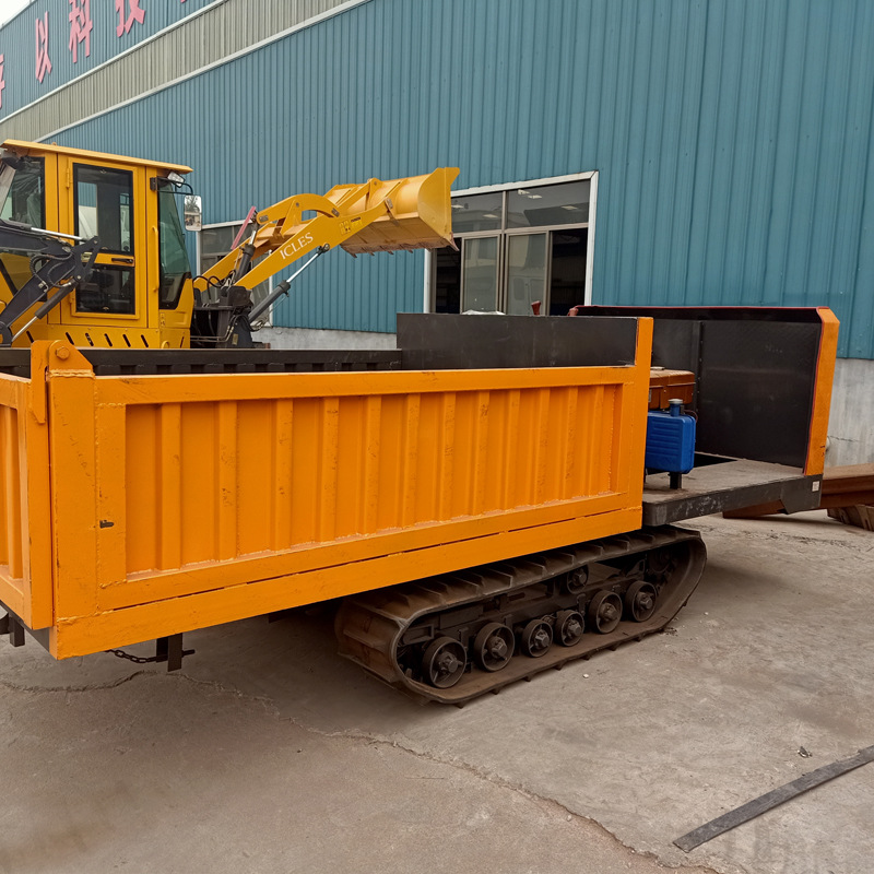 批发2吨履带运输车 农用稻田专用履带翻斗车 小型山地履带运输车