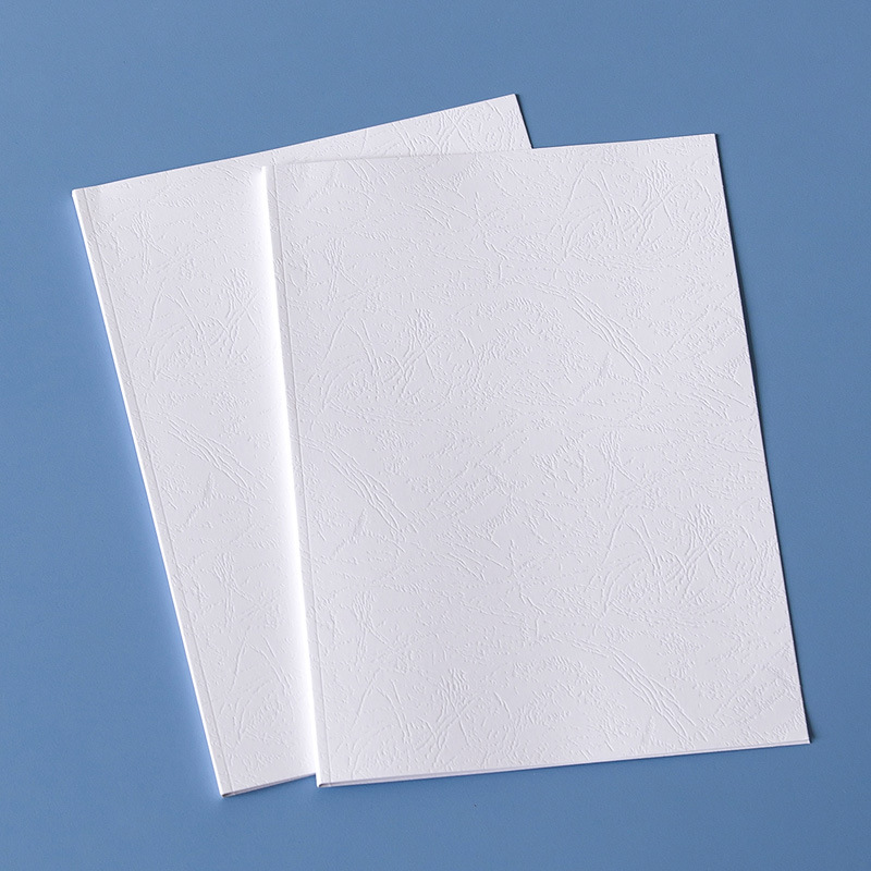 a4 白色纸质封套热熔封套装订封面热熔封皮1-36mmdiy打印封面