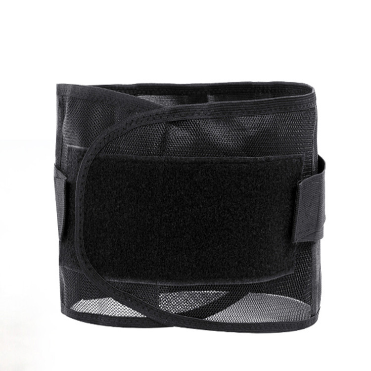 全弹腰围 黑网状透气型腰围 护腰 固定带夏季护腰带钢板护腰托