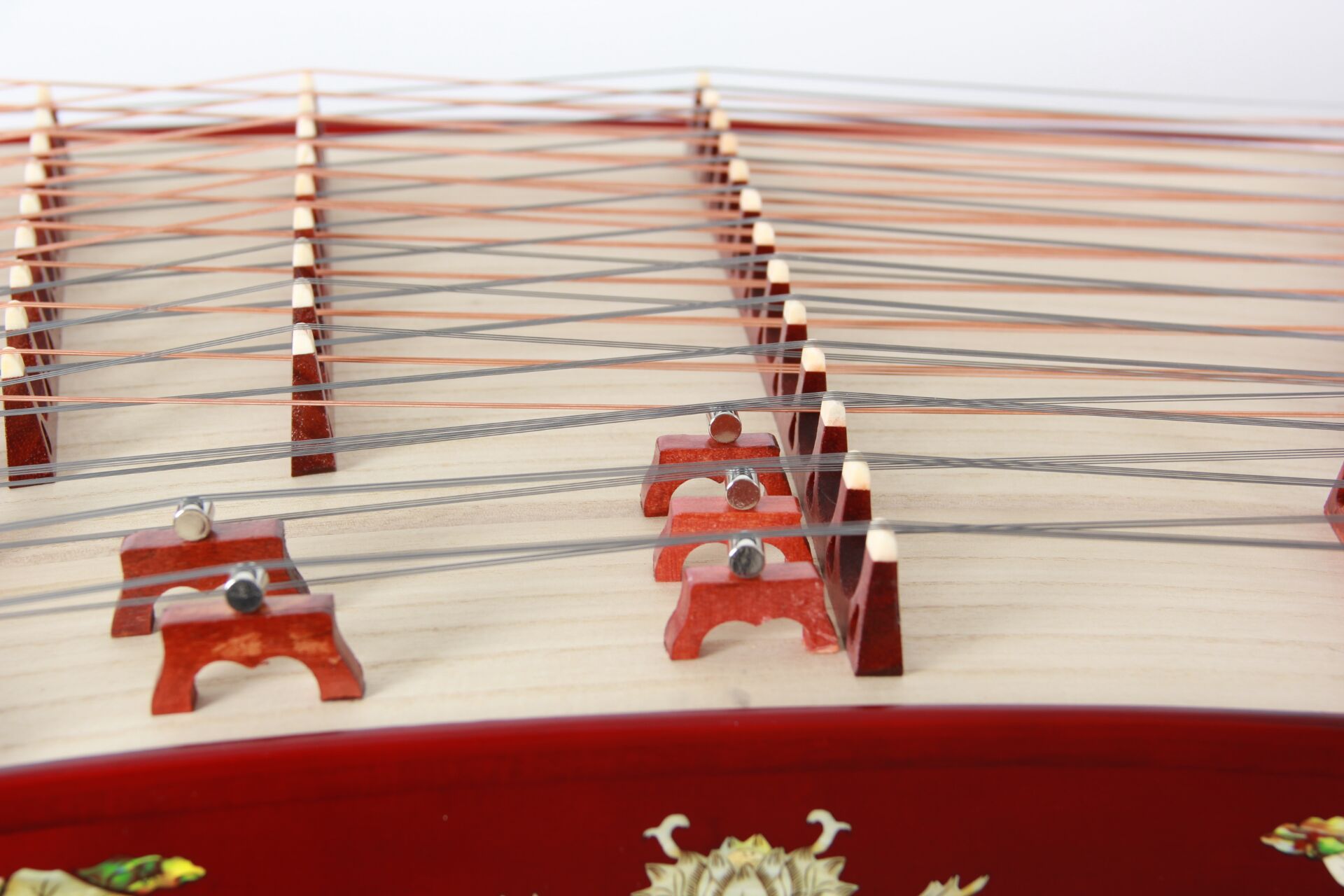 艺海民族乐器 各种材质印花雕花401/402扬琴 专业教学考级用乐器