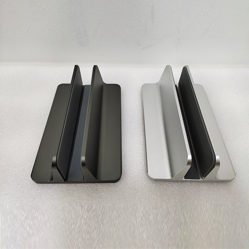 铝合金笔记本电脑立式收纳支架铝合金底座支架笔记本平板桌面支架