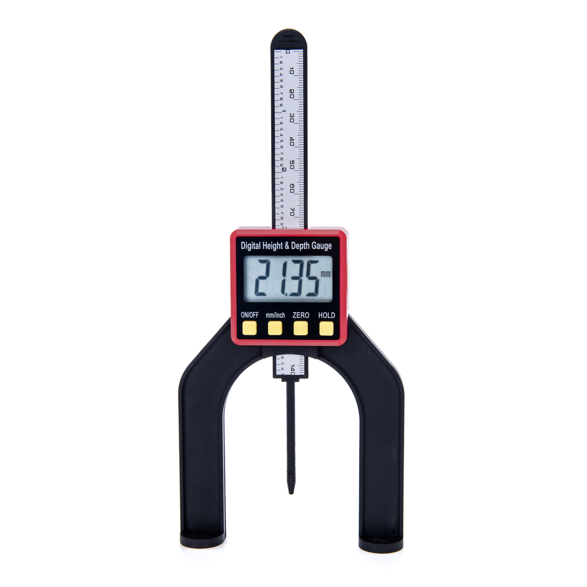 迪吉特 二合一木工高度尺深度尺深度规 卡尺游标卡尺数显卡尺