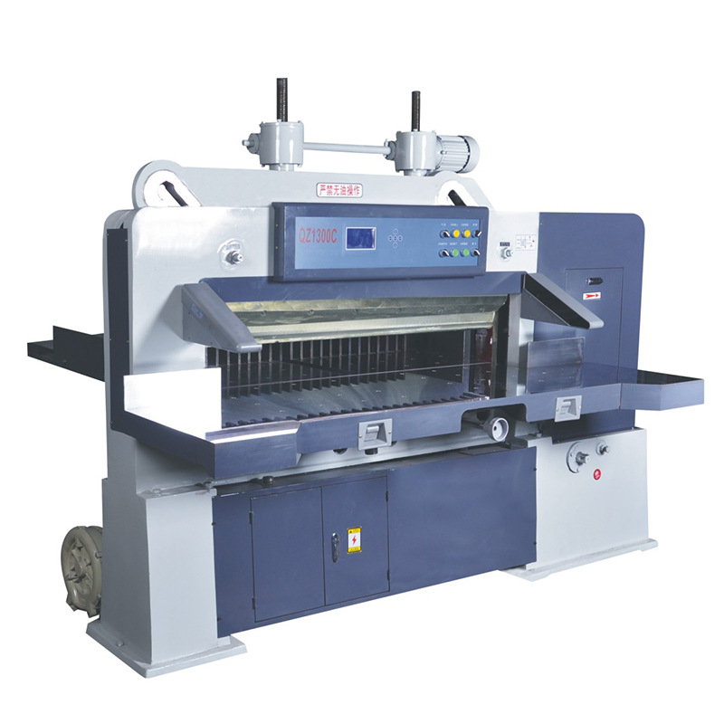 厂家直销1300加重型全自动切纸机全开数显切纸机