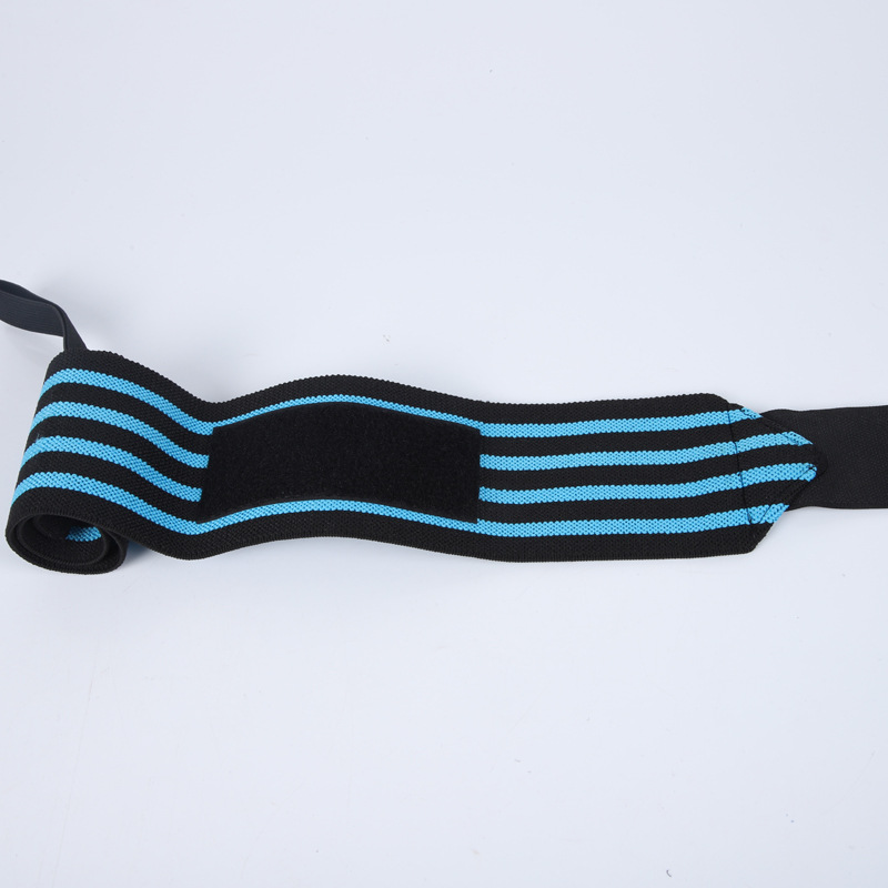 新款成人男女运动用品健身举重运动绷带缠绕型助力带护腕带批发