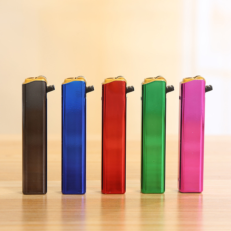 m8金属砂轮打火机批发 创意广告礼品充气打火机定制logo厂家直销