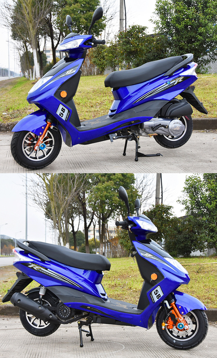 摩托车125踏板摩托车燃油助力车迅鹰款式125cc动力踏板助力国三版