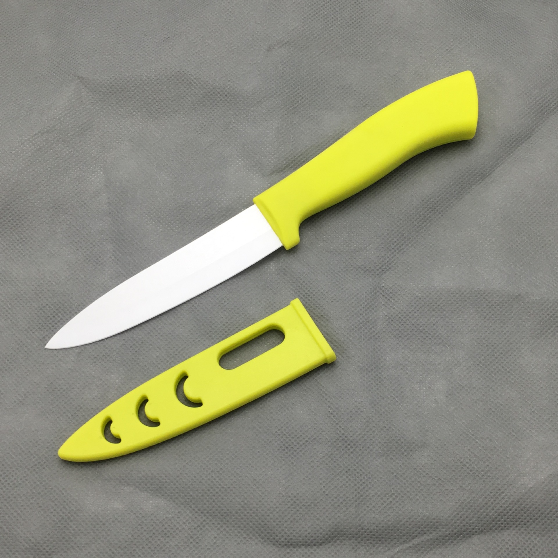 陶瓷刀套装二件套加刀套3件套新款硅胶橡塑手柄4寸陶瓷万用刀刨子