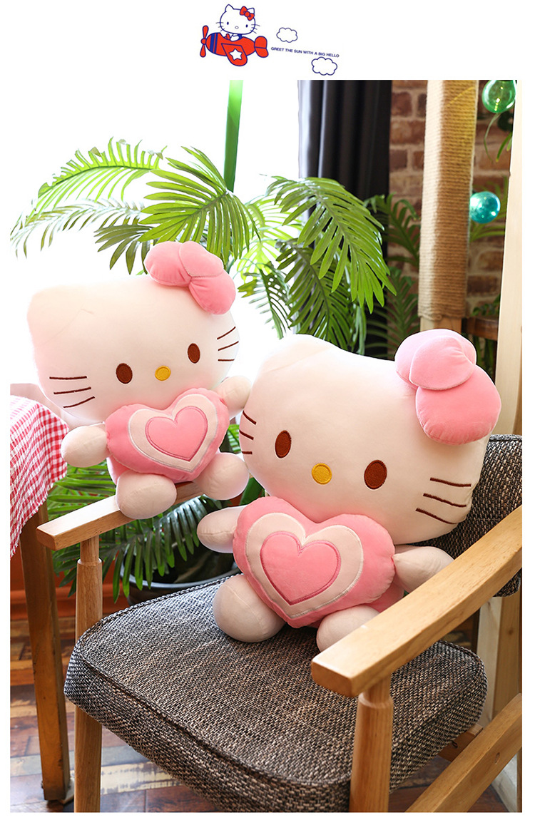 毛绒公仔,玩偶,娃娃-hello kitty公仔 kt猫咪玩具布娃娃可爱凯蒂猫生.