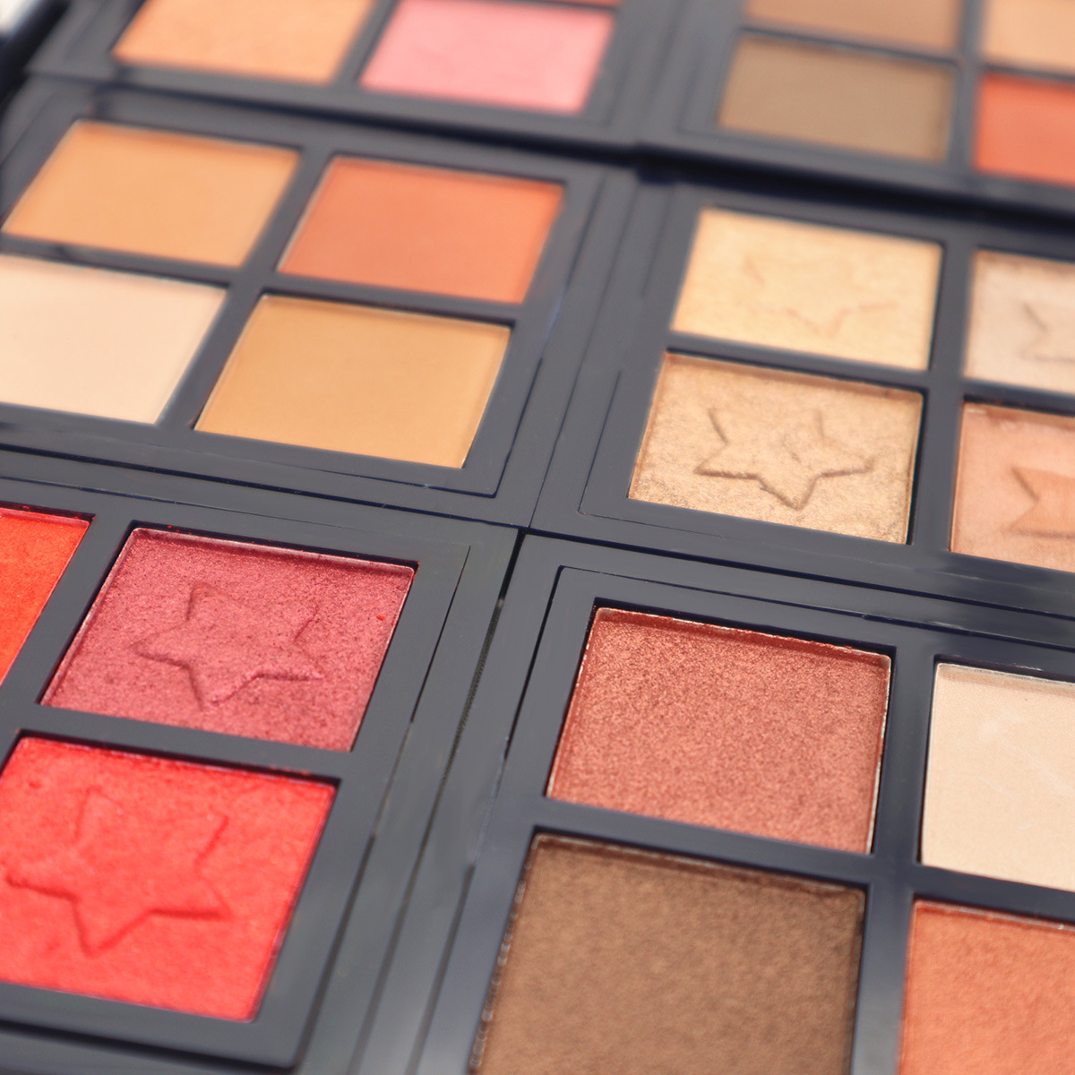 米修mixiu繁星四色亚光眼影盘 西柚豆沙色烟熏持久不晕染厂家直销