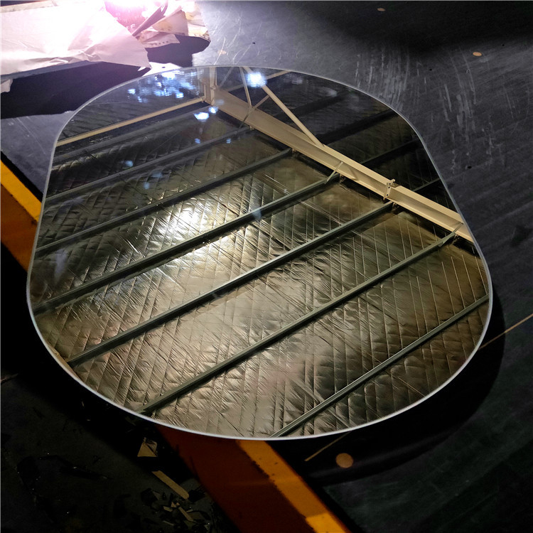 厂家直销3mm玻璃镜片磨边磨砂玻璃镜片 异形工艺品玻璃镜片