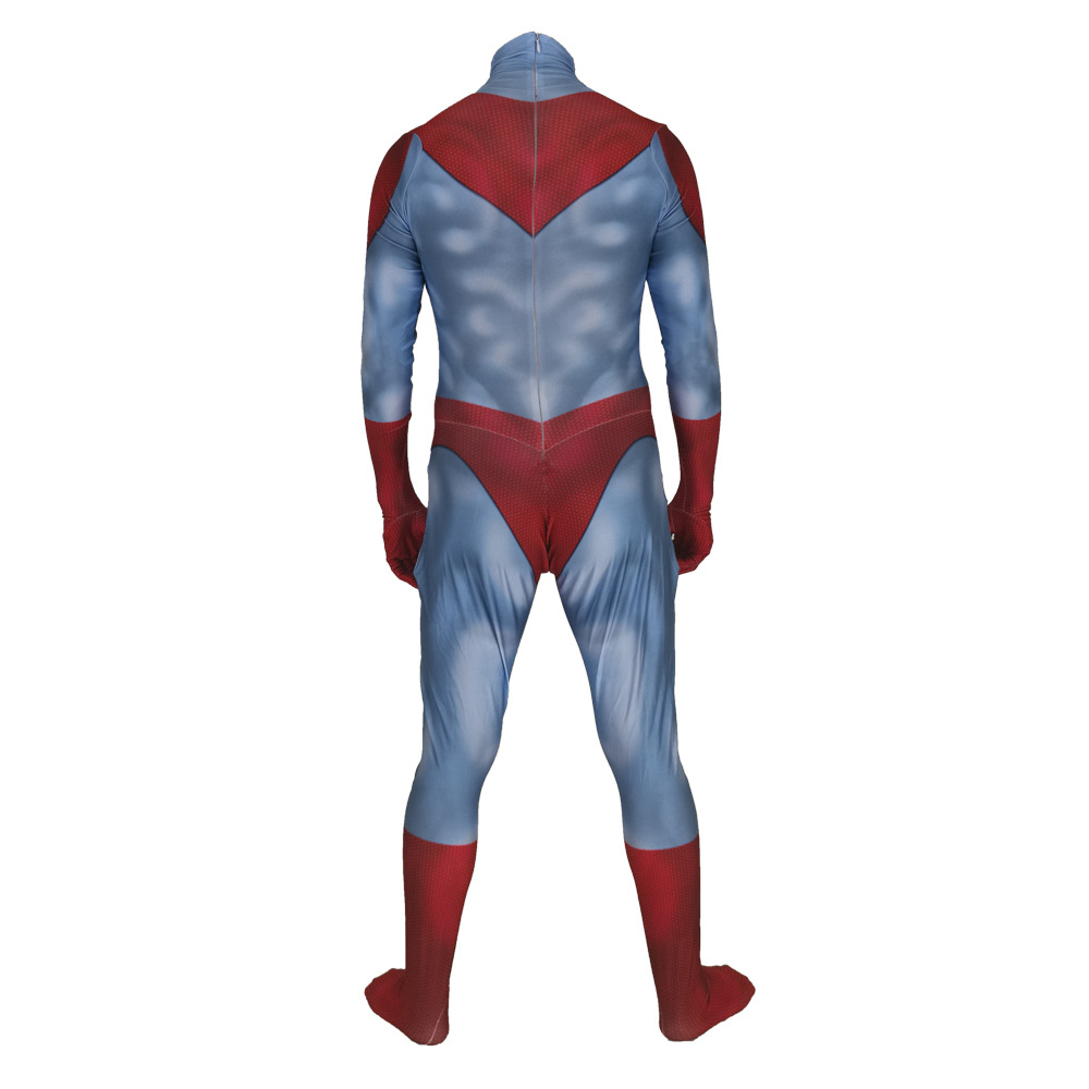 3d地球超人角色扮演连体紧身衣captain planet cosplay costume