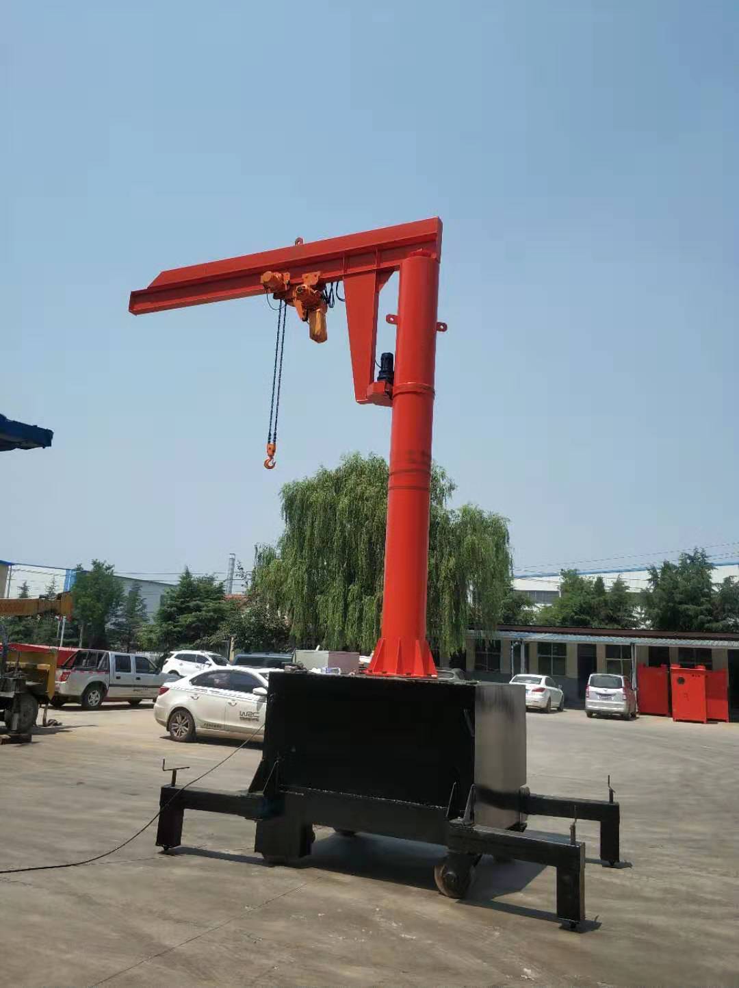 悬臂吊3吨悬臂吊 立柱式旋臂吊电动遥控操作单臂吊移动遥控旋臂吊