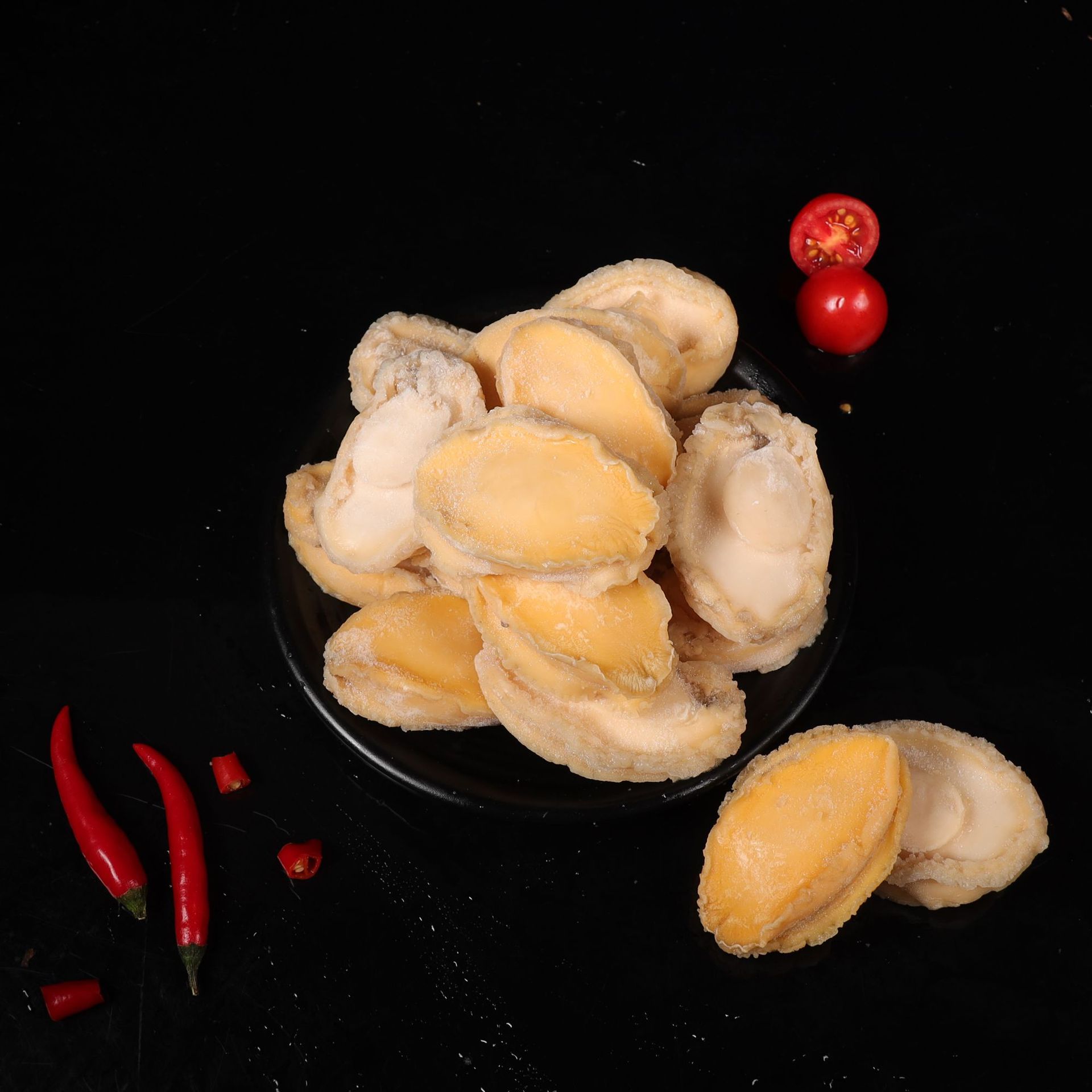 冷冻鲍鱼烧烤火锅佛跳墙去肚去壳漂烫黄金鲍鱼肉20-25g/粒/1斤装