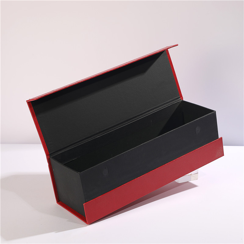 1400克灰板纸包装盒长方形书型包装盒大红高亮蜂巢纹纸包装盒定制