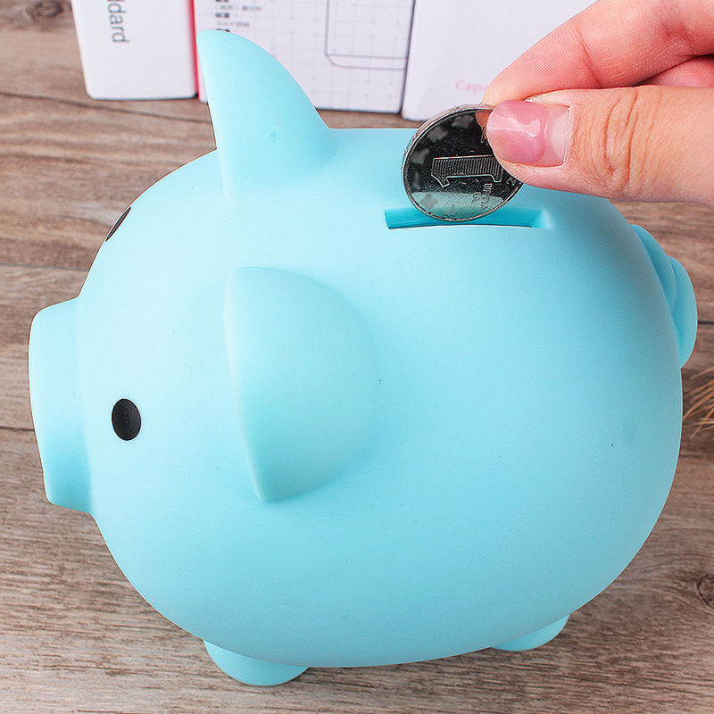 Piggy Coin Bank Advertising Gift Children's Day Gift TikTok Vinyl Toy Decoration Change Piggy Bank Coin Bank