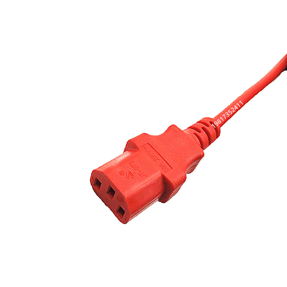 3c国标认证 pdu电源线 c13转c14 机箱ups服务器品字尾延长线三孔