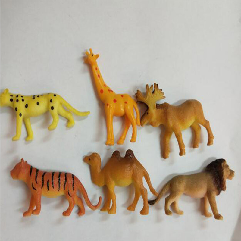 水晶泥配件野生动物玩具森林系塑料配件环保老鼠狮子犀牛动物公仔