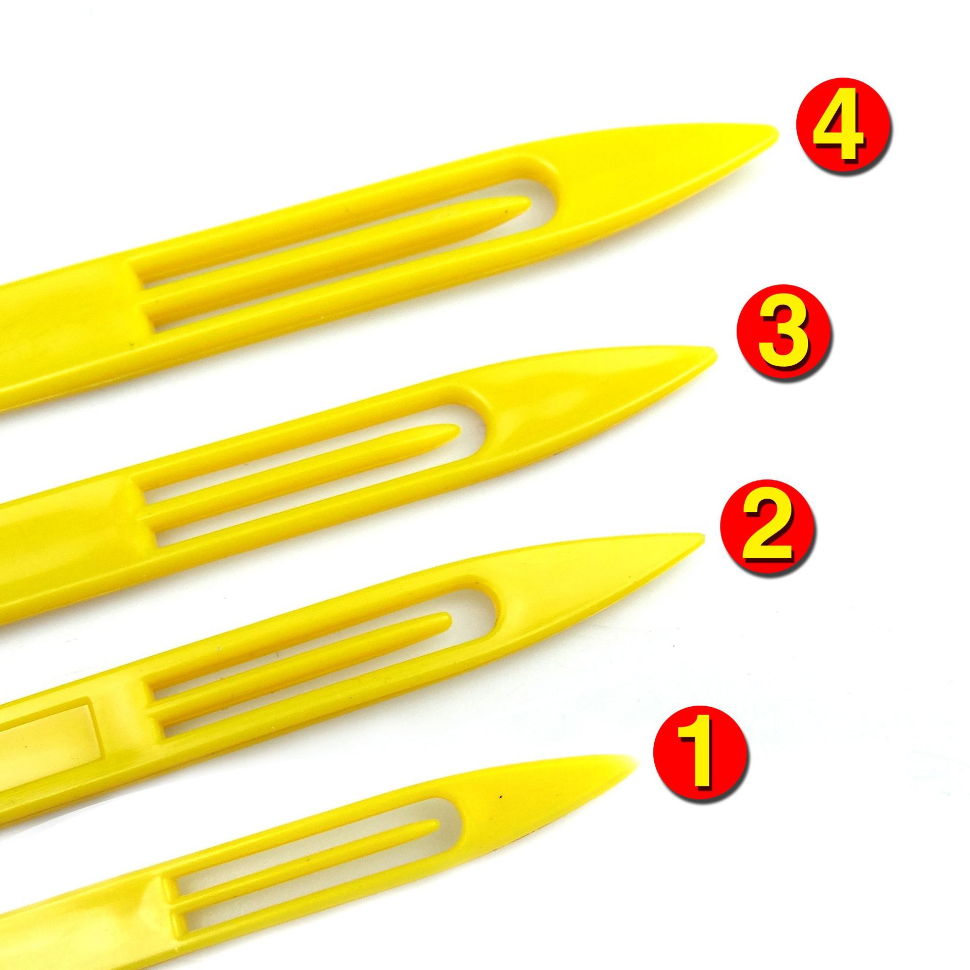 补网梭子 织网梭子编织渔网修补工具塑料补网梭子 修网梭补网工具