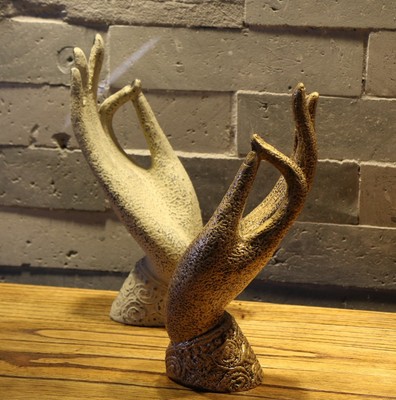 莱1中式复古中国风禅意佛手摆件家居装饰品前台门厅招财佛手摆件