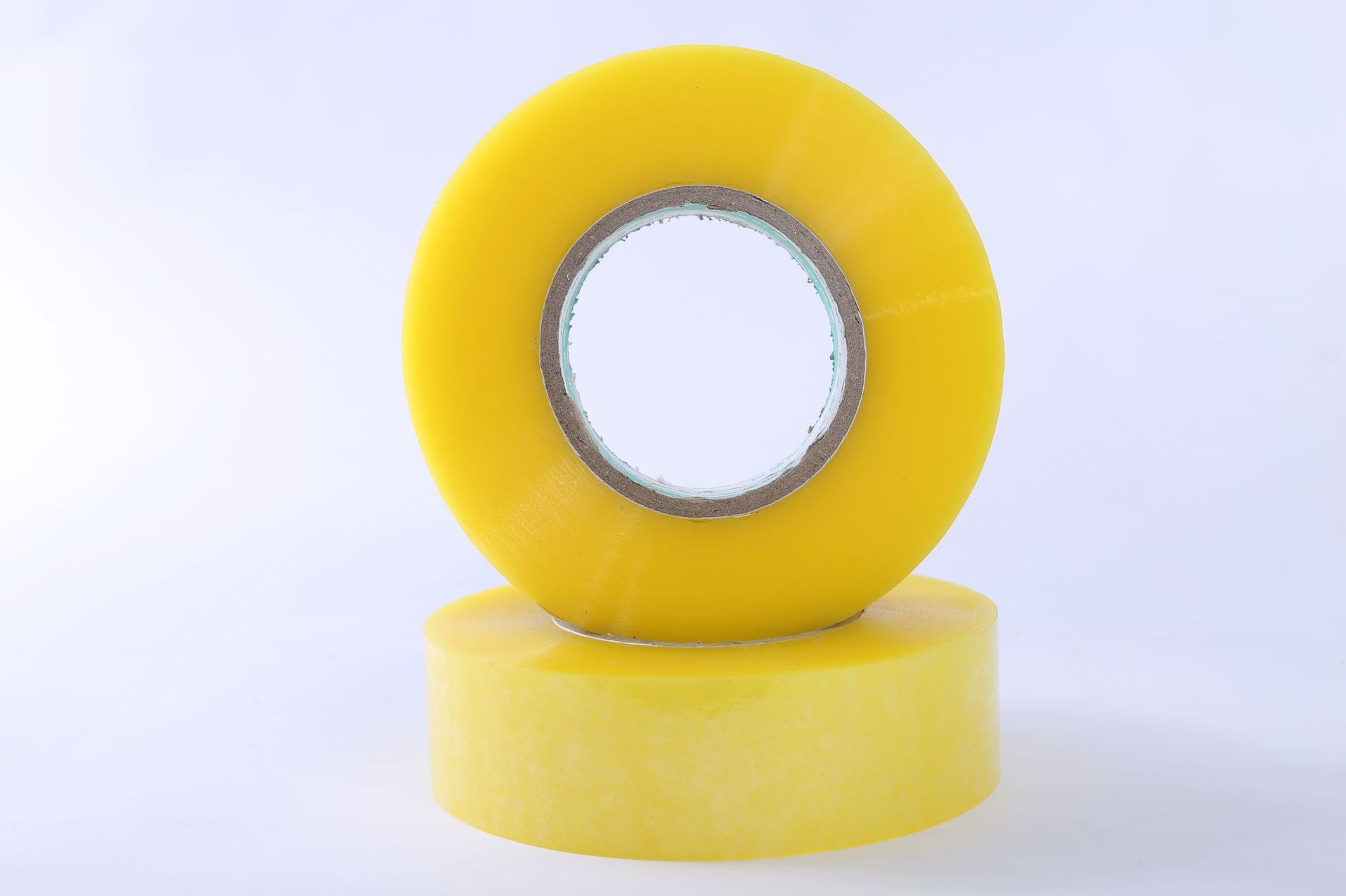 工厂大卷透明胶带批发45mm厚40mm黄色封箱带打包封口包装电商胶带