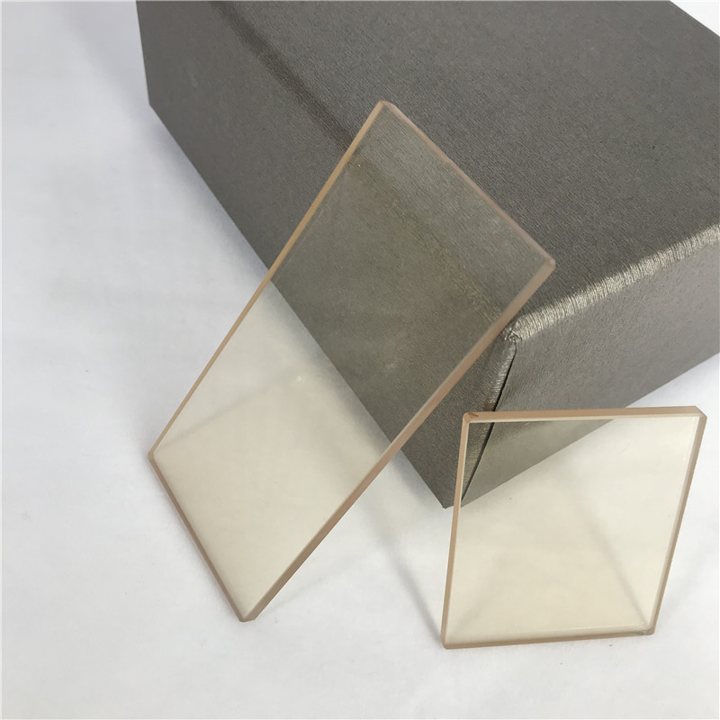 真火壁炉用高温玻璃1000度茶色 耐高温陶瓷玻璃 透明微晶玻璃板