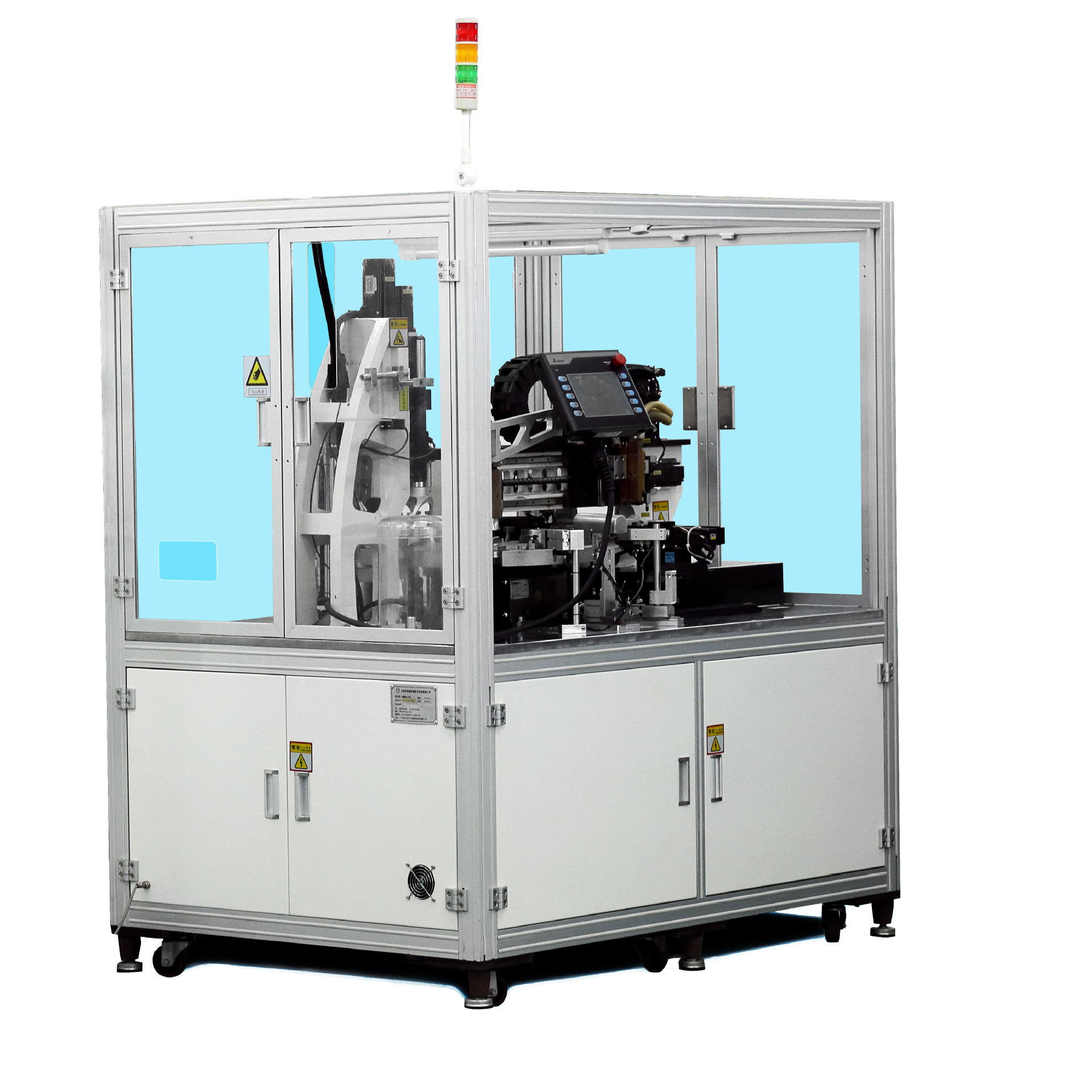 东莞智感全自动阿尔法无线充空心电感线圈绕线机器六轴设备线圈机