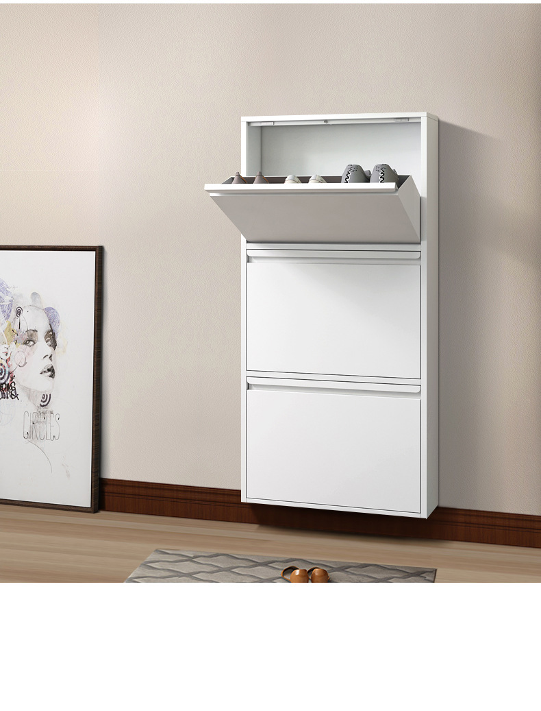 门口超薄15cm翻斗鞋柜家用现代经济型简约北欧现代门厅玄关收纳柜