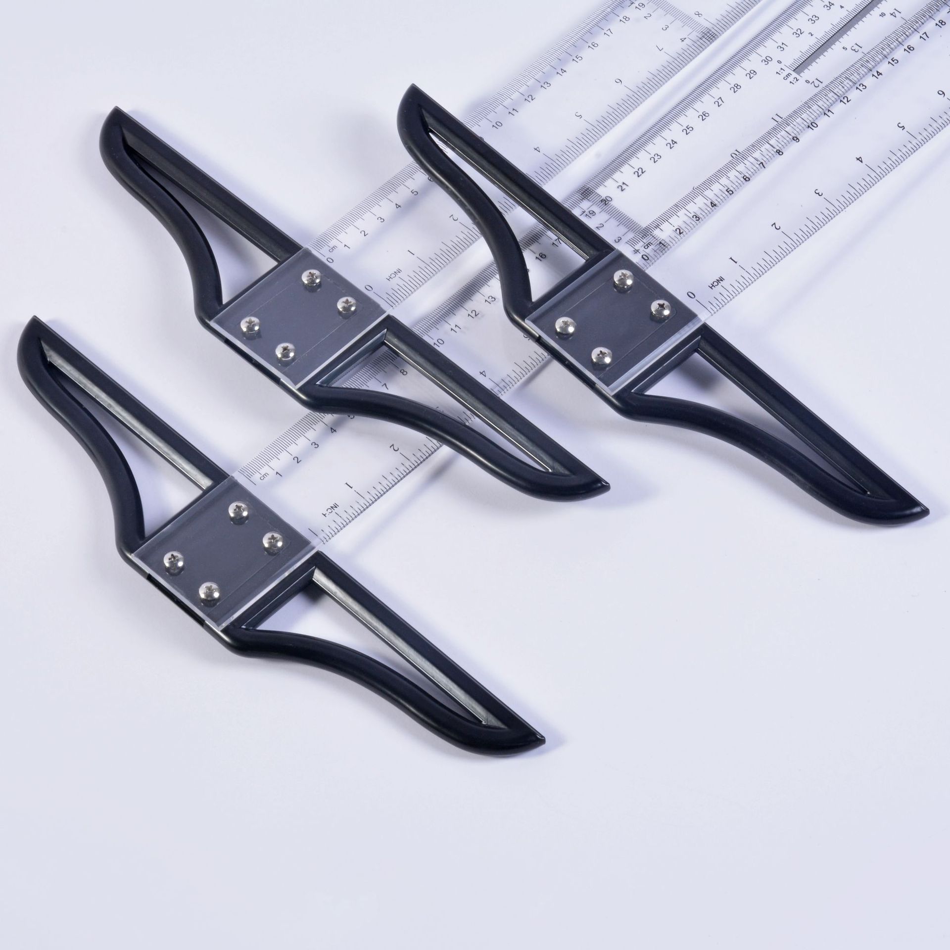 可卸丁字尺头带螺丝 t型尺 t形尺 设计尺 丁型尺 设计美术用品