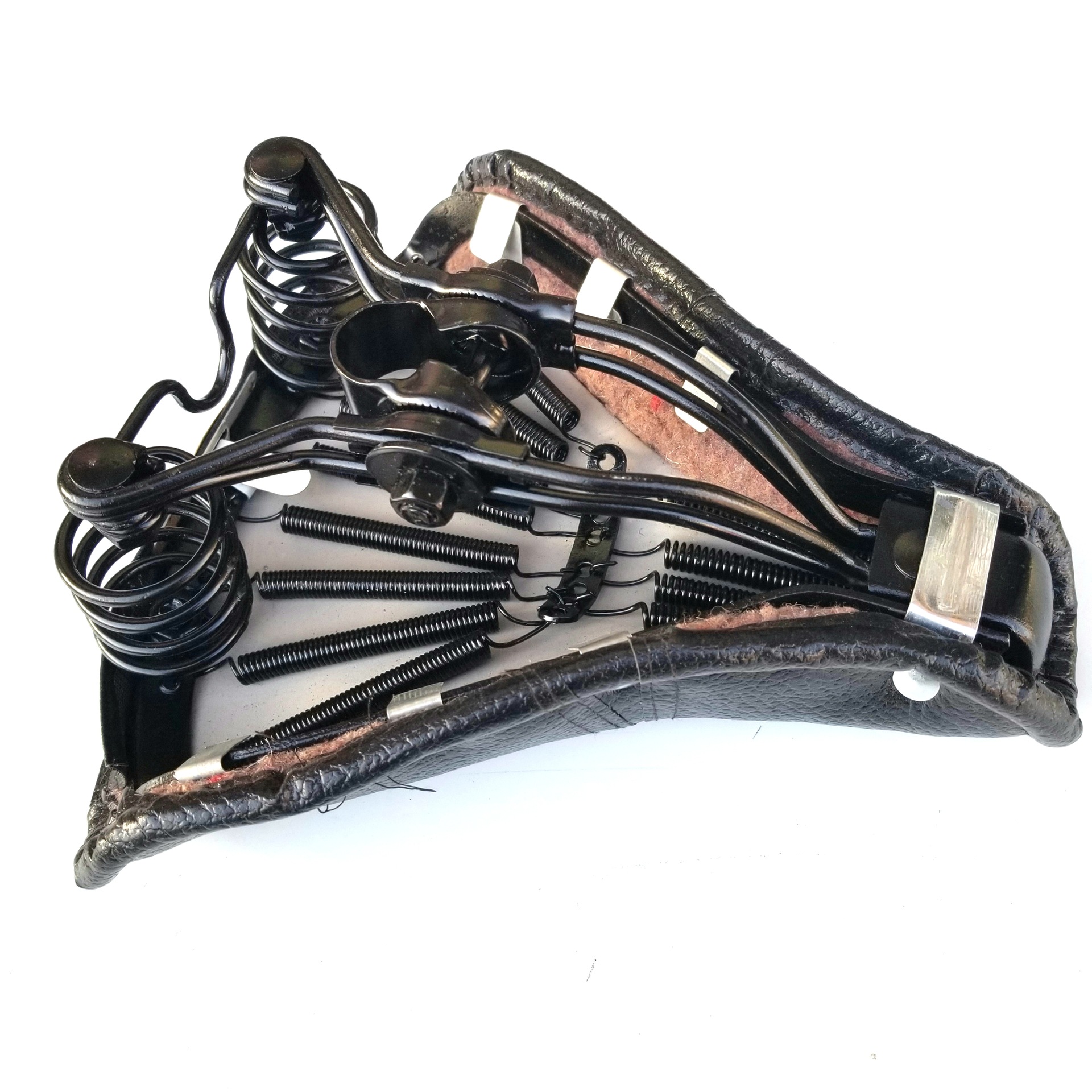 28老式自行车坐垫 舒适自行车座垫 坐垫 软弹性弹簧/宽型鞍座