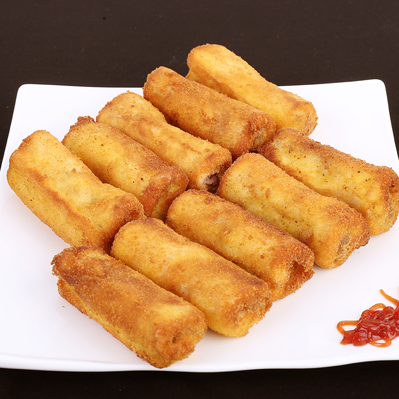 阿诺绿茶芋卷 20包*10个 速冻糕点酒店半成品食材甜品