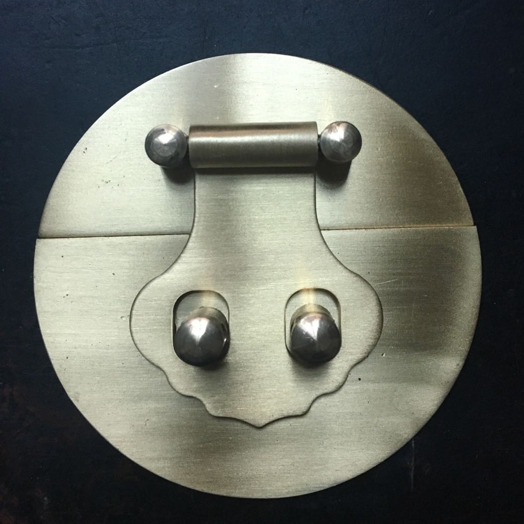 铜箱扣樟木箱扣包装盒五金配件铜搭扣锁扣礼品盒扣子 福龙铜件