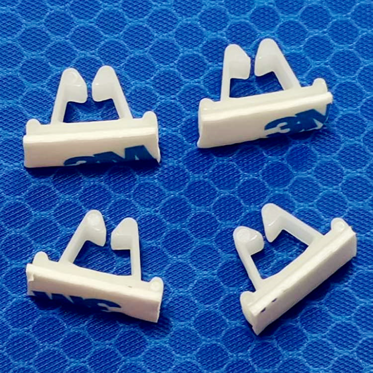 粘式配线固定座 背胶式理线夹 束线卡 布线夹电线固定扣 wt-2