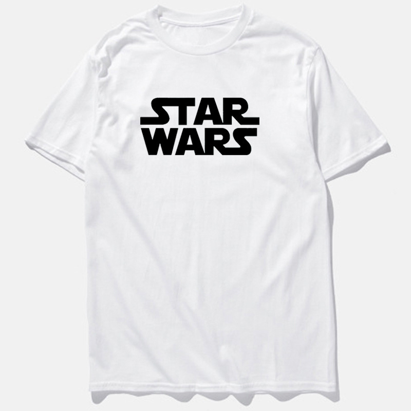 【现货】starwars 印花t恤欧美外贸货源男式圆领短袖t恤批发s