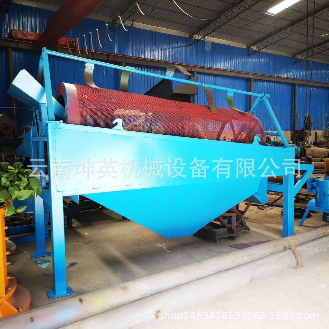 云南小型滚筒筛 昆明滚筒筛生产厂家 无轴滚筒筛 矿石