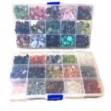 批发自然宝石矿石教学标本儿童淘金玩具 矿物晶体 水晶碎石标本盒