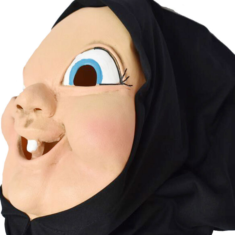 忌日快乐面具舞会派对用品恐怖万圣节头套乳胶搞怪面具影视道具